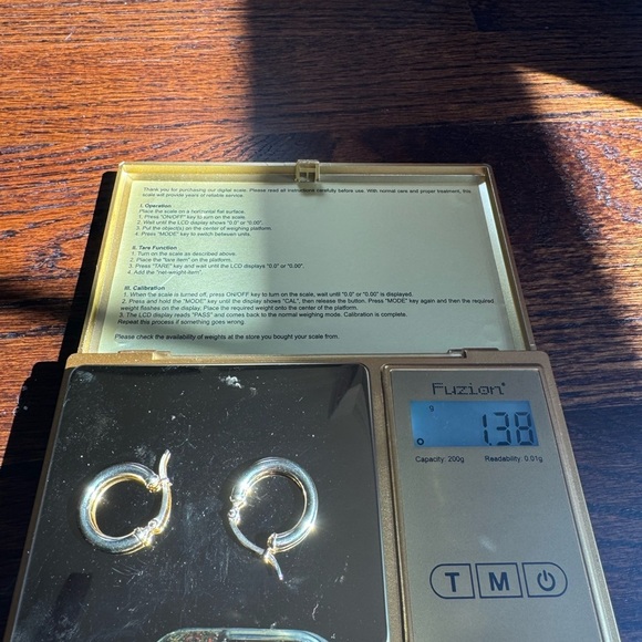 Zofia Day Co 14k Gold Tube Hoops - Picture 9 of 9